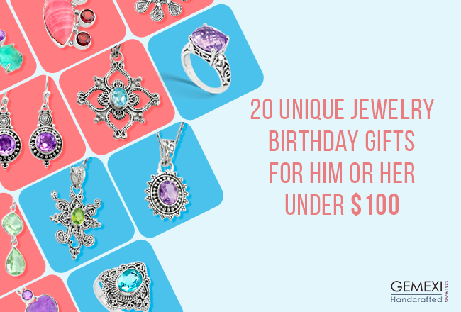20 Unique Jewelry Birthday Gifts for Him or Her Under $100
