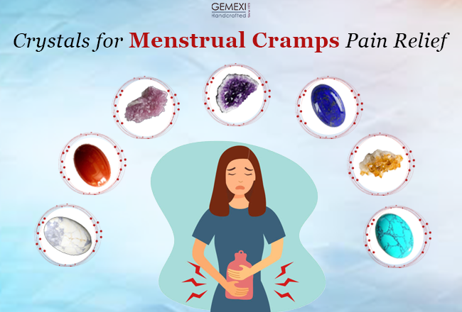 Crystals for Menstrual Cramps pain relief