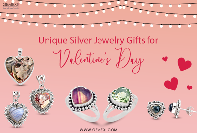 Unique Silver Jewelry Gifts for Valentine Day