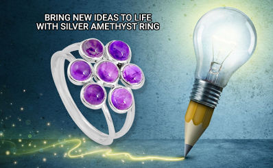 Bring New Ideas To Life With Silver Amethyst Ring