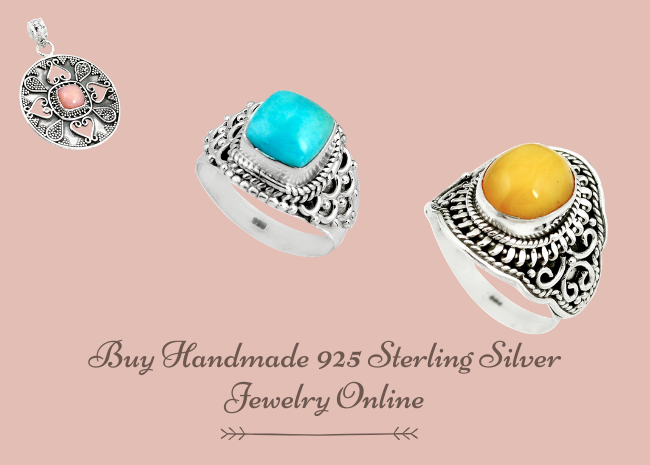 Buy Handmade 925 Sterling Silver Jewelry Online