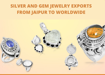 Silver and Gem Jewelry Exports from Jaipur to Worldwide