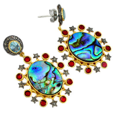 7 Sterling Silver Abalone Earrings To Flatter You On Formal Occasions