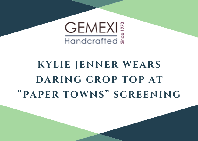 Kylie Jenner Wears Daring Crop Top At "Paper Towns" Screening