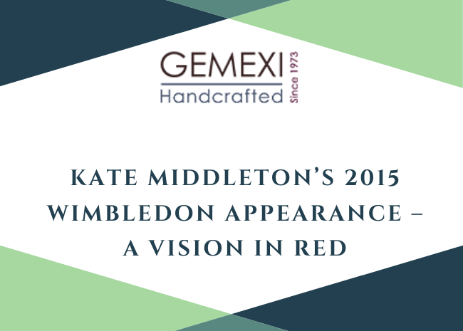 Kate Middleton's 2015 Wimbledon Appearance - A Vision in Red