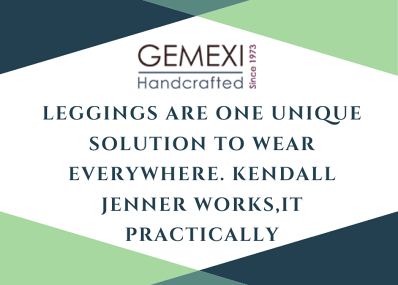 Leggings are one unique solution to wear everywhere. Kendall Jenner works,it practically