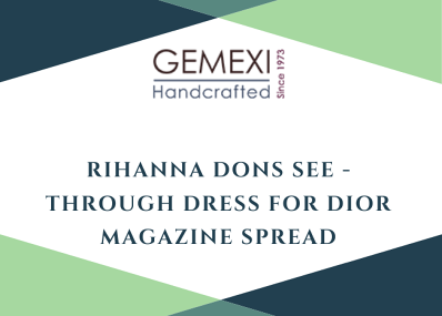 Rihanna Dons See -Through Dress for Dior Magazine Spread