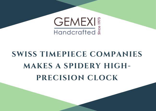 Swiss Timepiece Companies Makes a Spidery High-Precision Clock