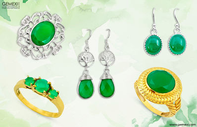 Classic Silver Green Onyx: The Mesmerizing 925 Sterling Silver Jewelry