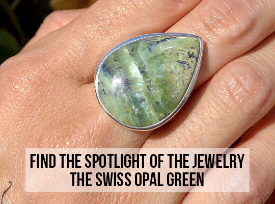 Find The Spotlight Of The Jewelry - The Swiss Opal Green