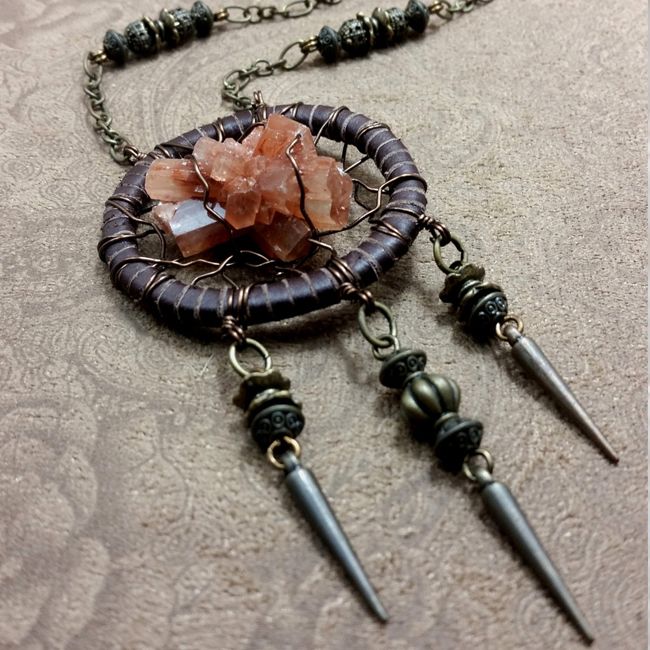 aragonite necklace
