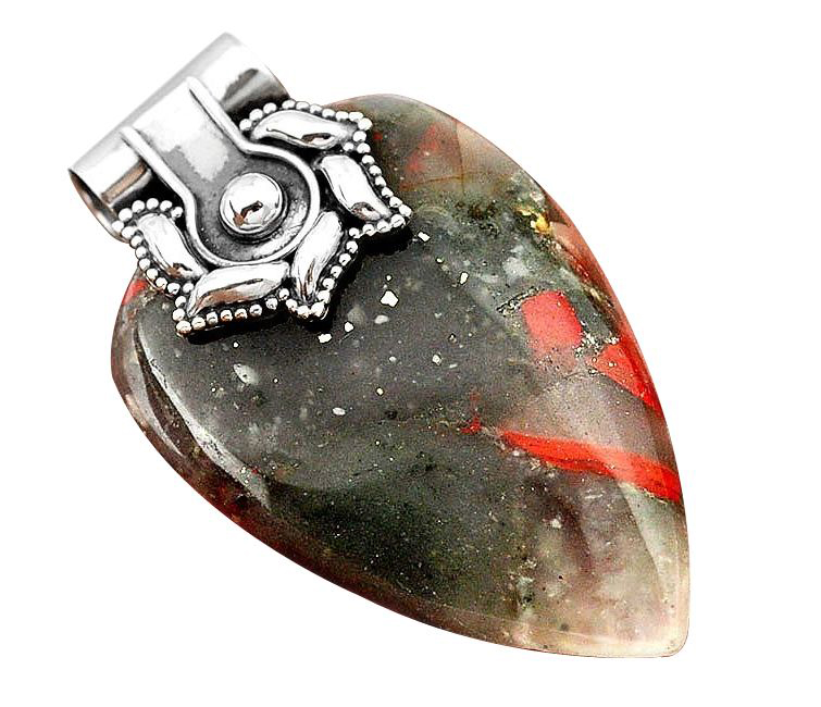 bloodstone pendant