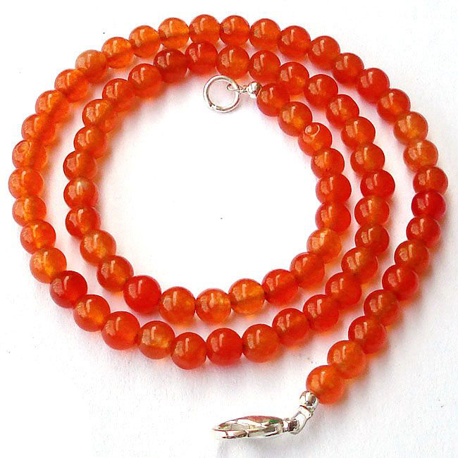 carnelian necklace beads