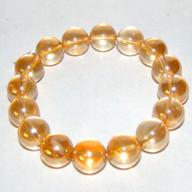 golden aura quartz bracelet