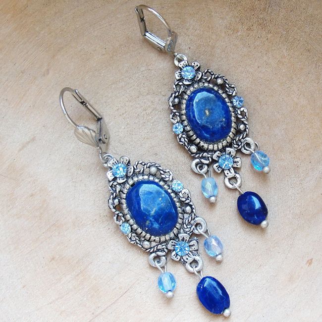 lapis lazuli earrings