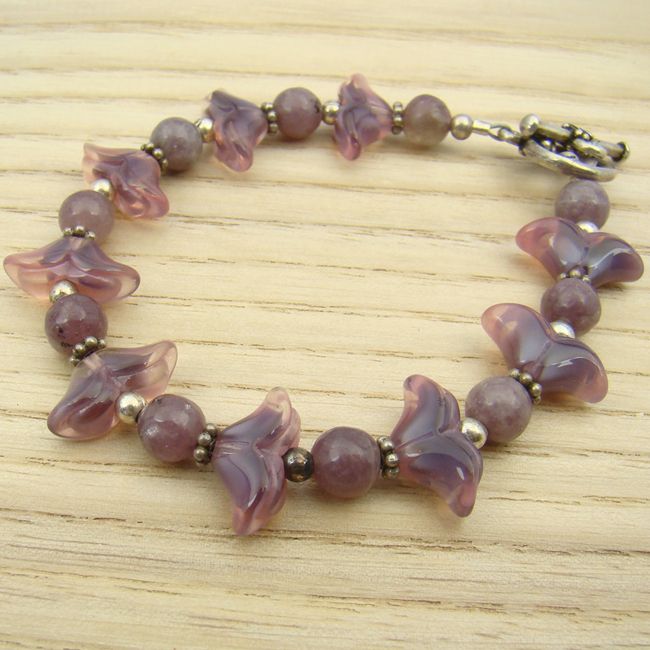 lepidolite bracelet