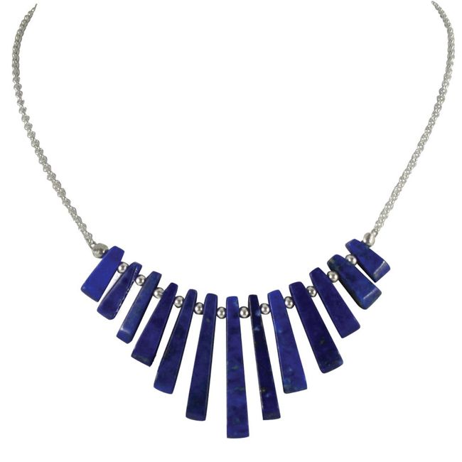 natural lapis lazuli necklace
