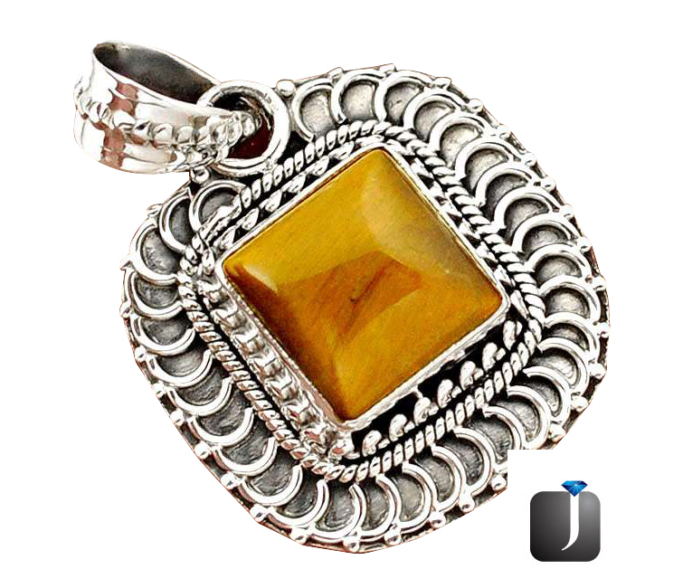 tigers eye pendant