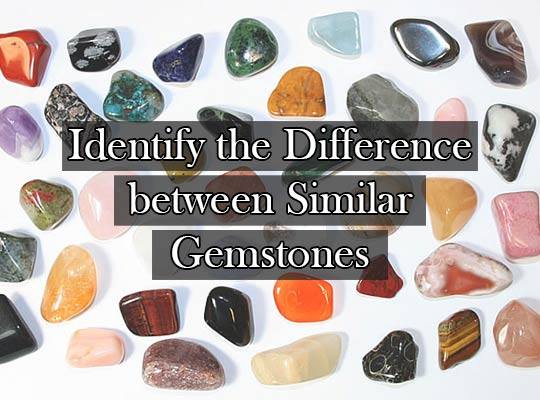 differenc ebtween crystals gems and stones