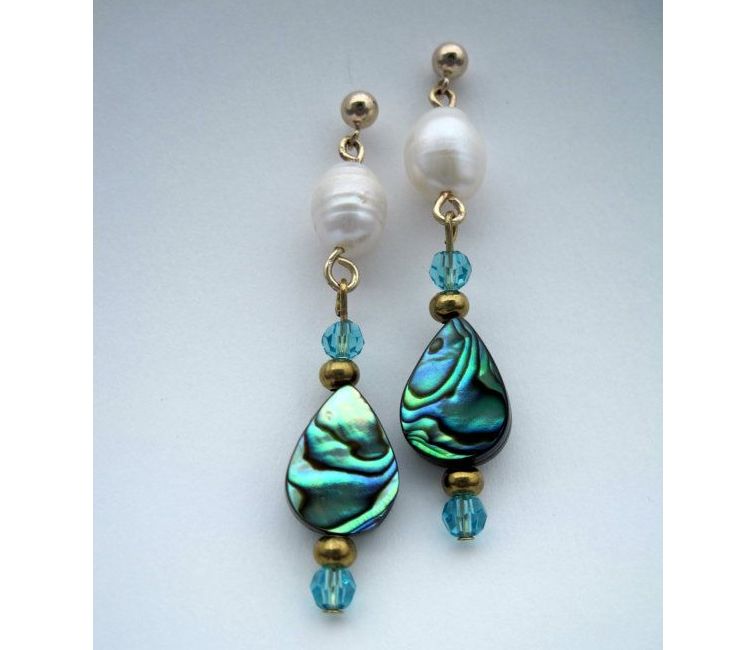 abalone earrings