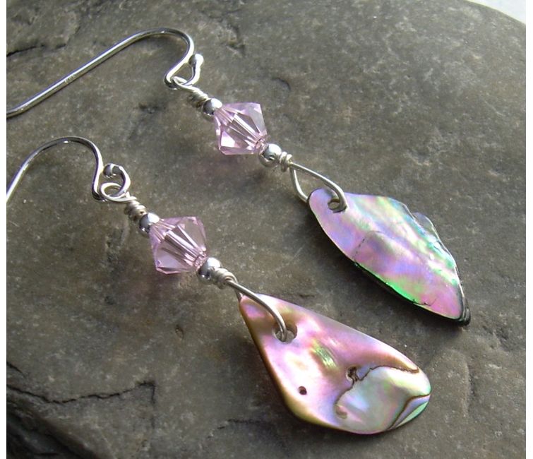 abalone earrings