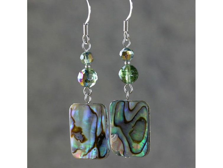 abalone earrings