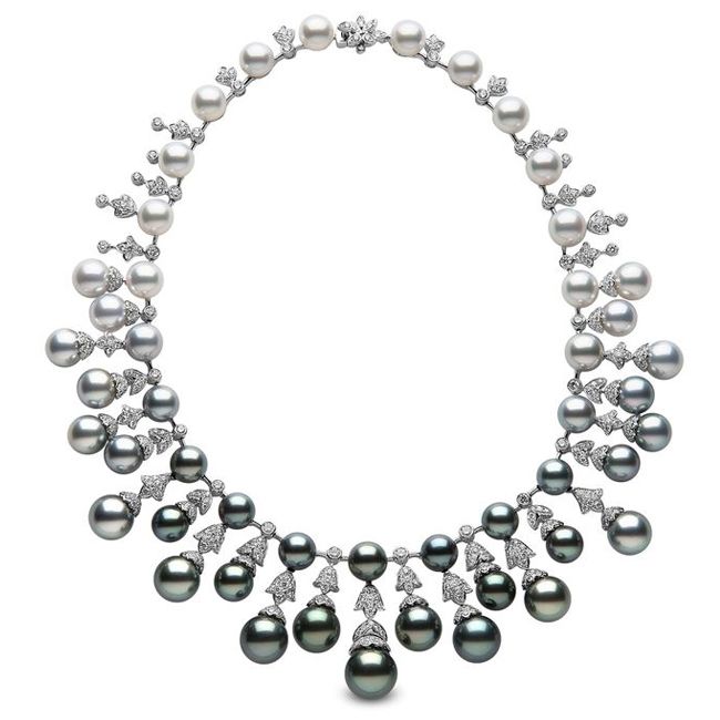 black pearls yoko london necklace