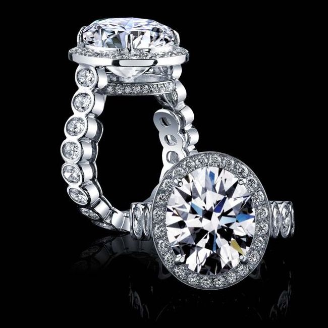 engagement ring styles huge rock