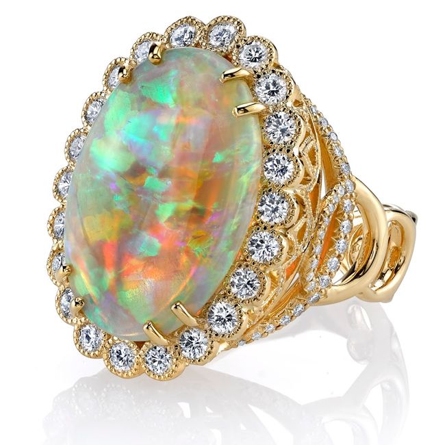 erica courtney australian opal ring