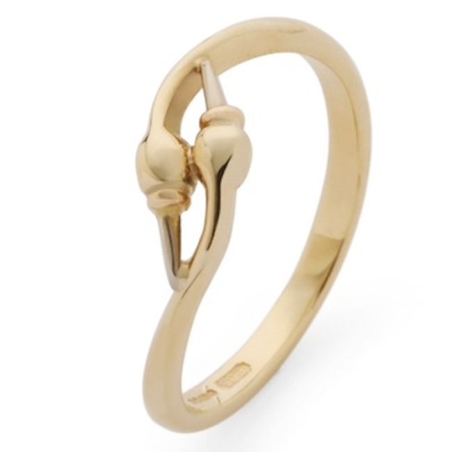 Erica Sharpe Gold Swan Ring