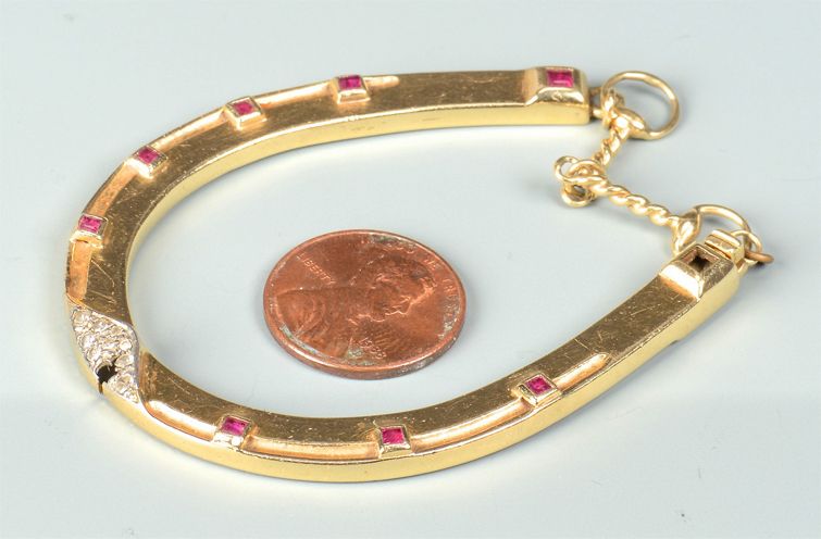 george necklace and coin