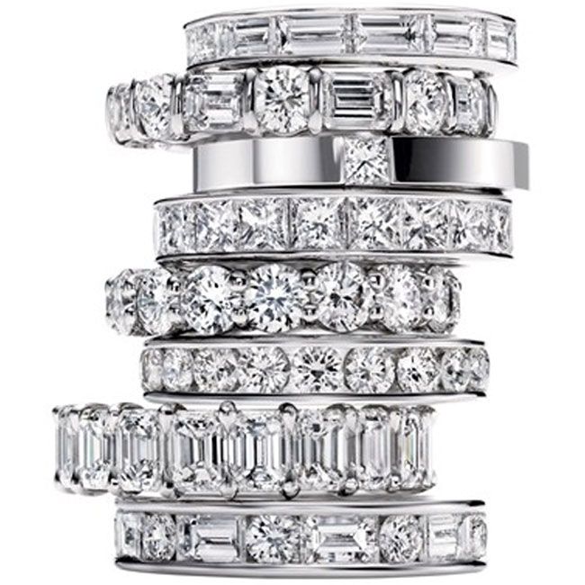 harry winston stackable rings