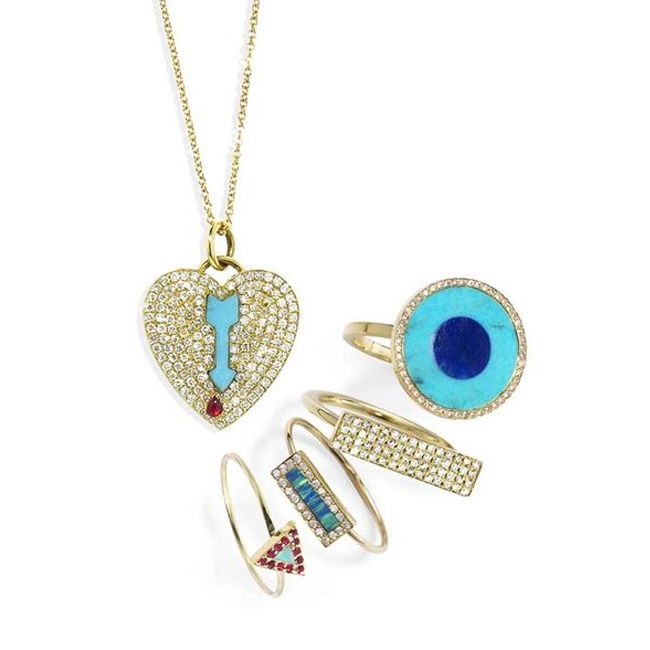 Jennifer Meyer Turquoise Ruby Diamond And Opal Jewelry