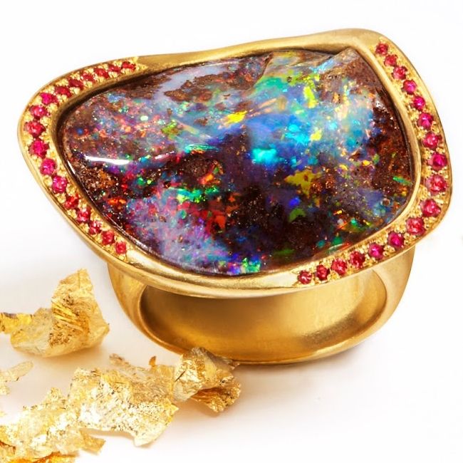 Katherine Jetter Marquise Opal Ring