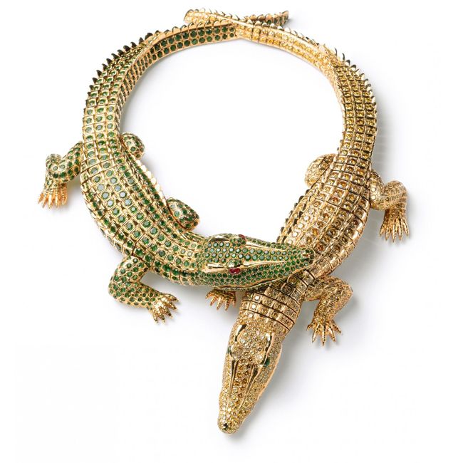 maria felixs crocodile necklace