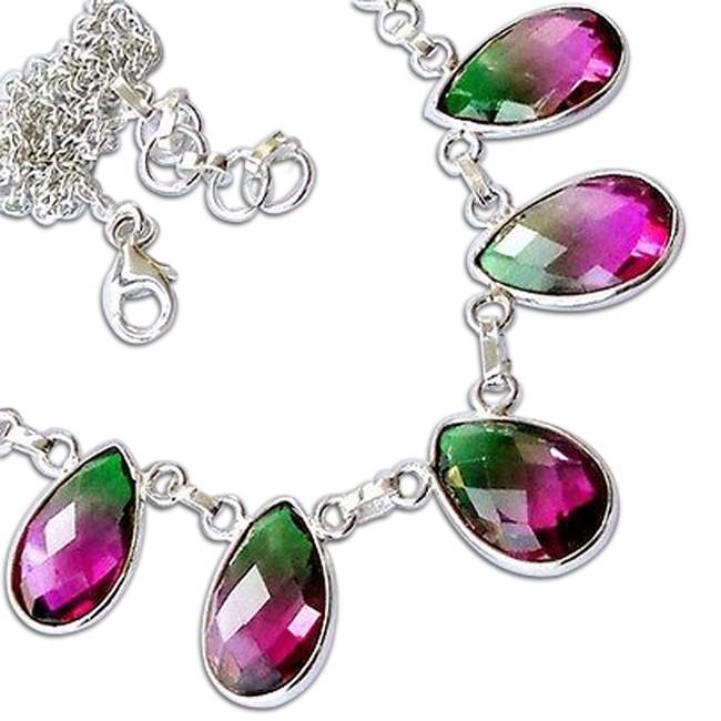 multicolor dazzling necklace