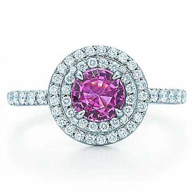 tiffany pink sapphires engagement rings