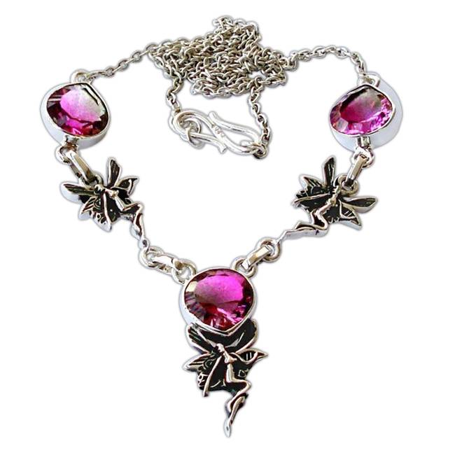 tourmaline seraph inspired statement necklace