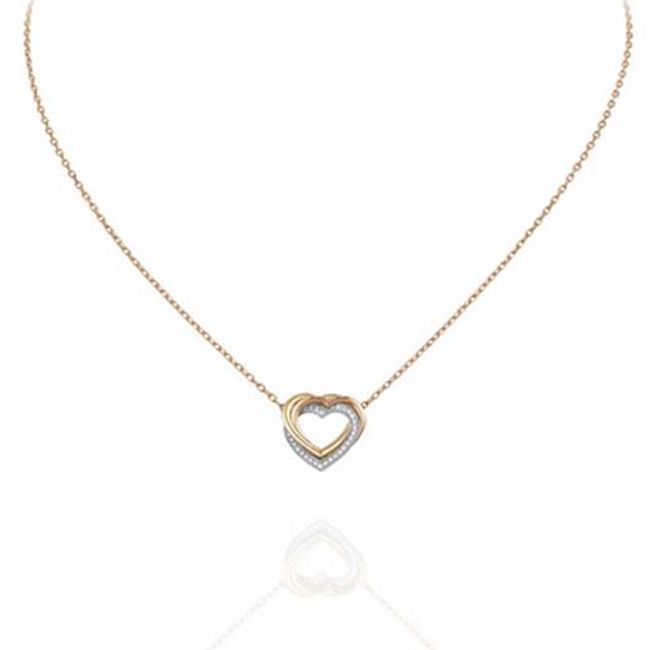 Trinity De Cartier Heart Necklace