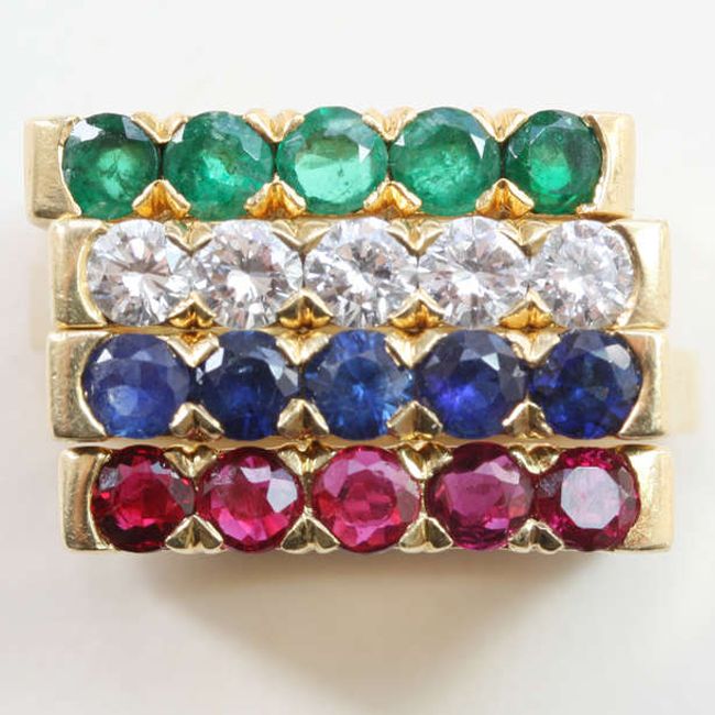 van cleef and arpels stackable ring