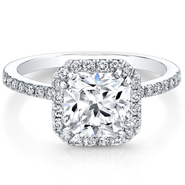 white sapphire engagement ring