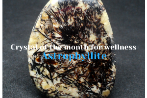 Crystal of the month for wellness - Astrophyllite gemstone
