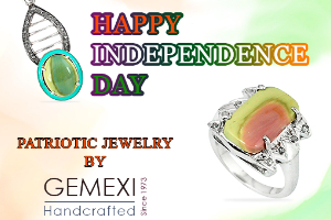 Gemexi Patriotic Jewelry for Independence Day
