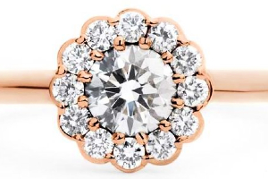 Pink gold allegory of Love