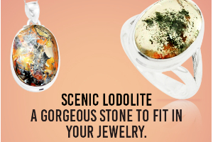 Scenic Lodolite - A gorgeous stone to fit in your jewelry.