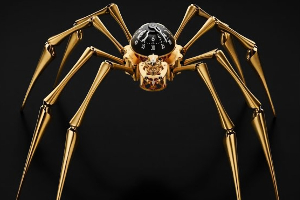 Swiss Timepiece Companies Makes a Spidery High-Precision Clock