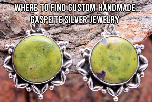 Where To Find Custom Handmade Gaspeite Silver Jewelry