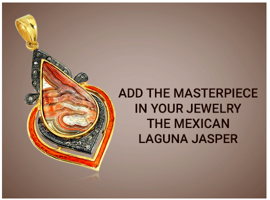 Add The Masterpiece In Your Jewelry - The Mexican Laguna Jasper Image