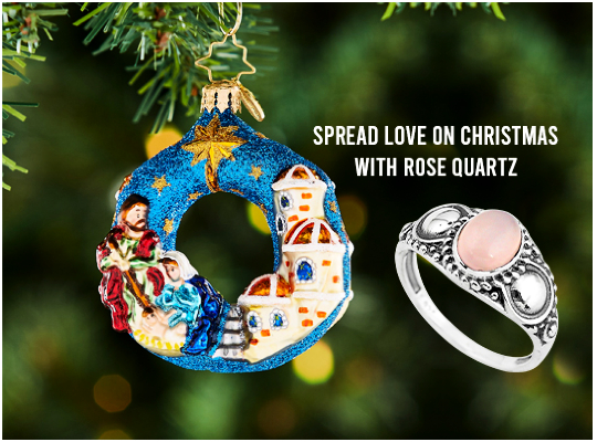 Spread Love On Christmas With Rose Quartz Image