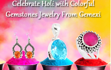 Celebrate Holi with Colorful Gemstones Jewelry From Gemexi